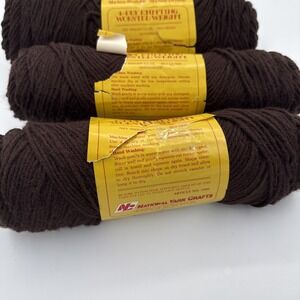 Lot Of 5 Vintage Acrylic Yarn Skeins Variety Sayelle Turquoise Rhapsody Brown